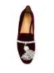 Giannico Louis velvet ballerinas