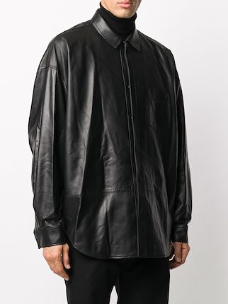 longsleeved leather shirt展示图