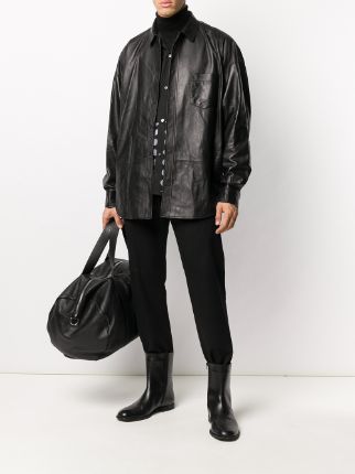 longsleeved leather shirt展示图