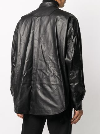 longsleeved leather shirt展示图