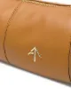 Manu Atelier Cylinder logo shoulder bag