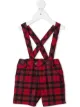 Image 1 of Patachou tartan dungaree shorts
