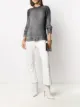 Image 2 of Avant Toi distressed-effect crew neck jumper
