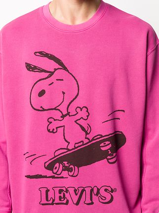 x Peanuts cotton sweatshirt展示图