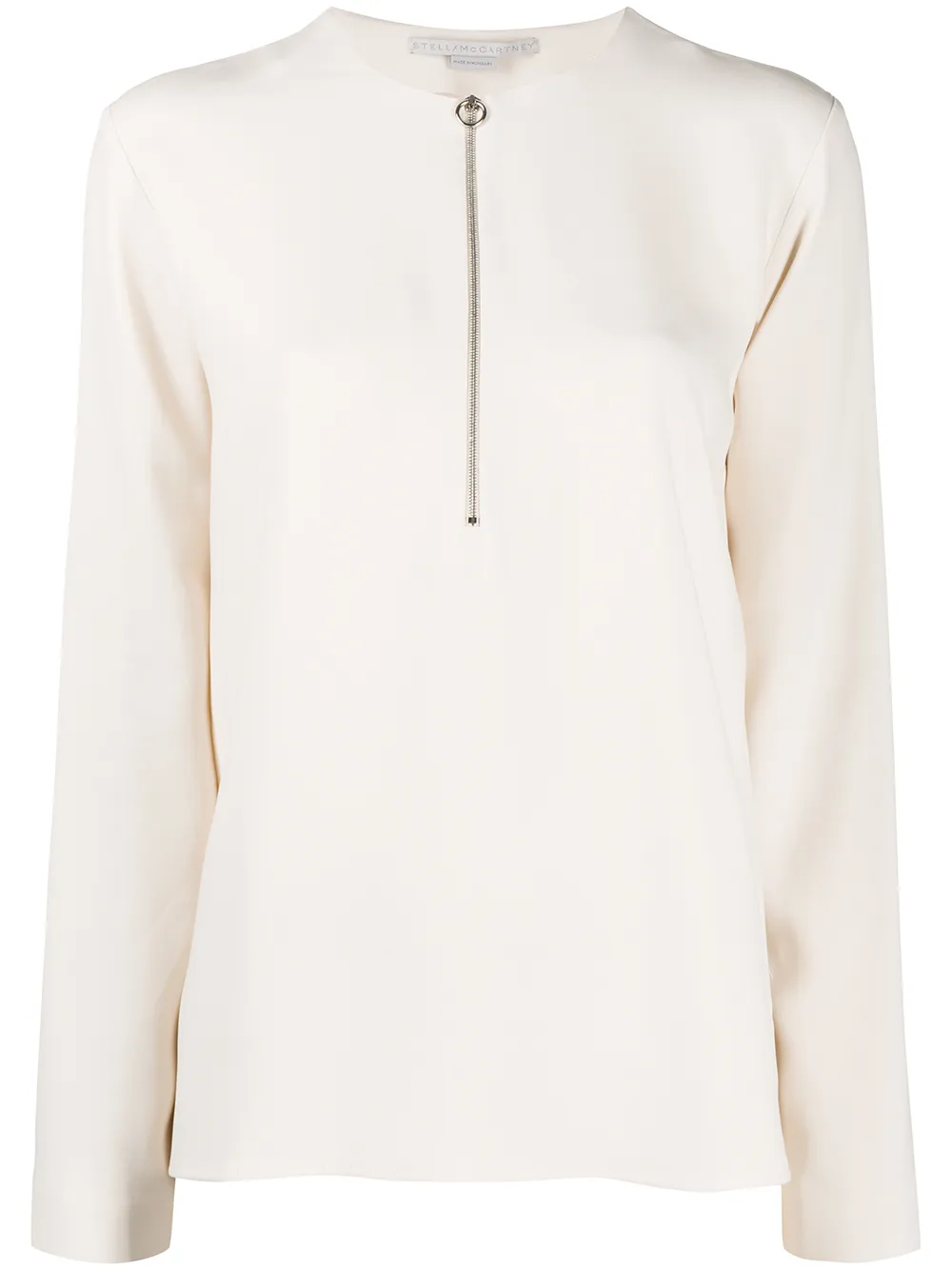 Stella McCartney Bluse mit Reißverschluss - Nude