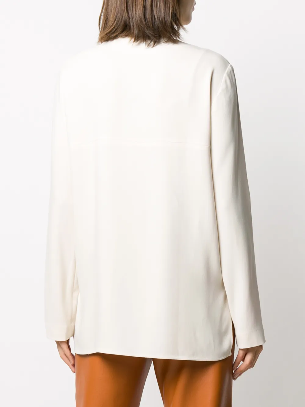 Stella McCartney Blouse met rits Beige