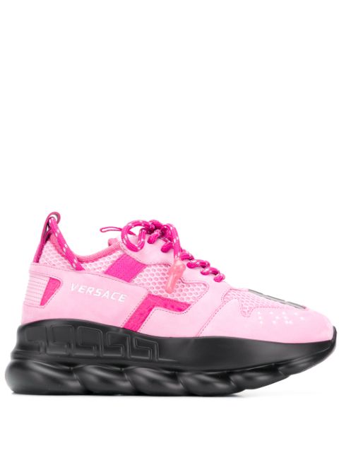 pink versace shoes
