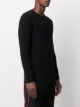 Moncler stripe-trim virgin wool jumper