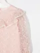 Gucci Kids GG embroidered flared dress