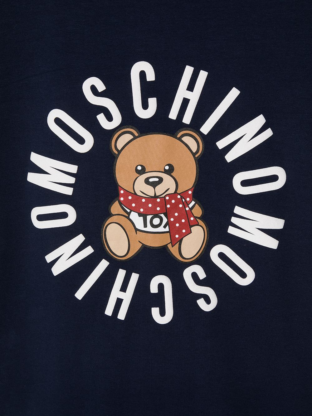 фото Moschino kids футболка с логотипом