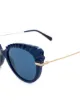 Dolce & Gabbana Eyewear نظارة بإطار عين القطة مزينة بالكريستال