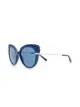الصورة 2 من Dolce & Gabbana Eyewear نظارة بإطار عين القطة مزينة بالكريستال