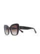 الصورة 2 من Dolce & Gabbana Eyewear نظارة شمس كبيرة بتأثير صدف السلحفاة