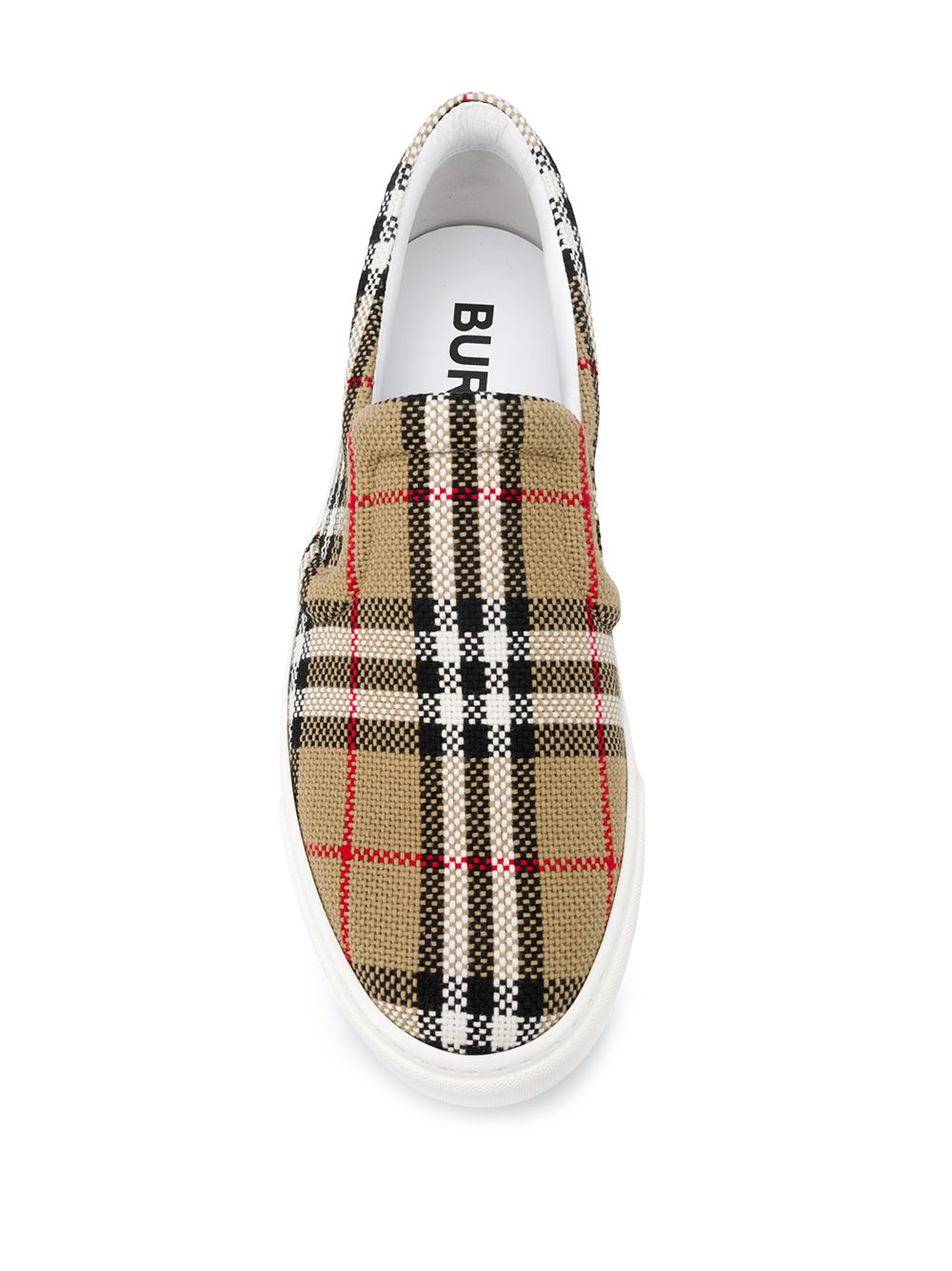 фото Burberry слипоны в клетку