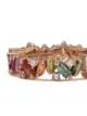 Suzanne Kalan 18kt rose gold diamond sapphire Rainbow Eternity band ring
