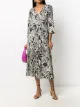 الصورة 2 من Ba&Sh Olga abstract-print dress