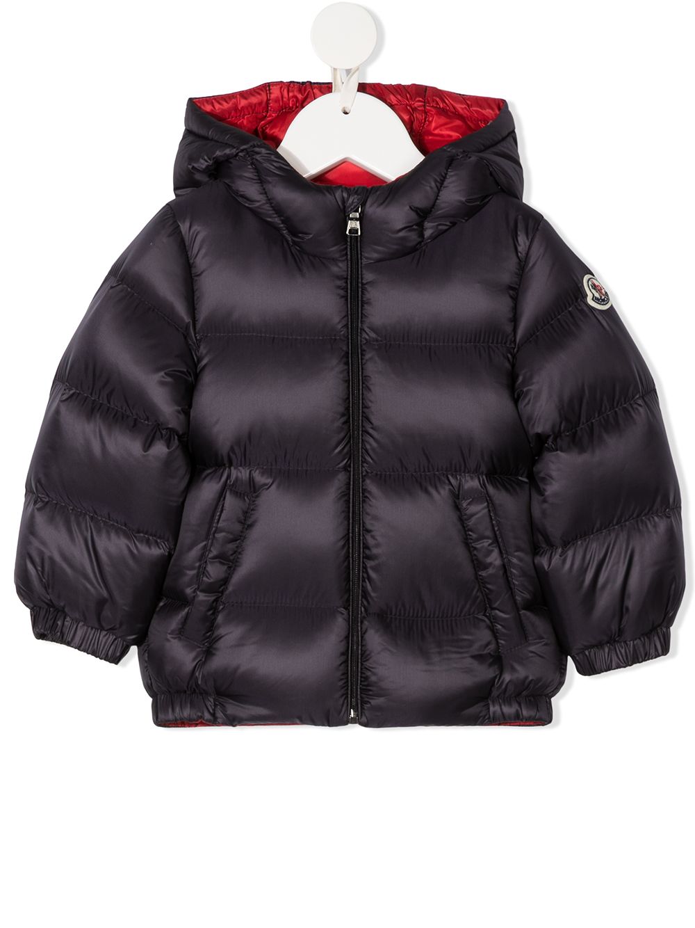 фото Moncler kids пуховик macaire с капюшоном