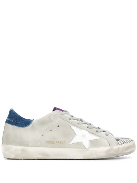 Golden Goose Superstar Denim-trimmed 