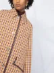 LANVIN check-print midi coat
