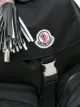 Moncler fringe detail logo backpack