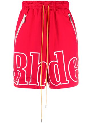 rhude nylon shorts