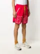 Rhude logo print shorts
