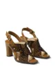 الصورة 2 من Jimmy Choo صندل بسير خلفي وكعب 8.5 سم