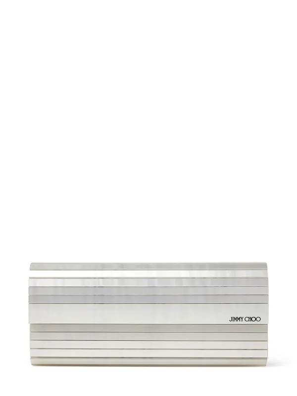 Jimmy Choo Sweetie Clutch Bag in White