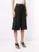 Christopher Esber leather waistband knee-length shorts