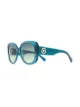 الصورة 2 من Versace Eyewear نظارة شمس كبيرة بعدسات ملونة