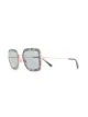 الصورة 2 من Dolce & Gabbana Eyewear نظارة شمسية بإطار مربع ولمسة دانتيل