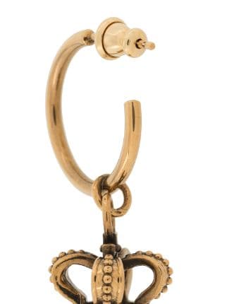 皇冠钥匙吊饰耳环展示图