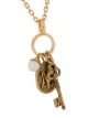 Mulberry charm detail necklace