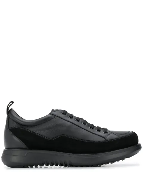 Giorgio Armani lace-up platform sole sneakers