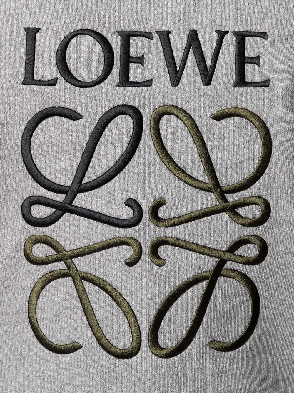 фото Loewe толстовка с вышивкой anagram