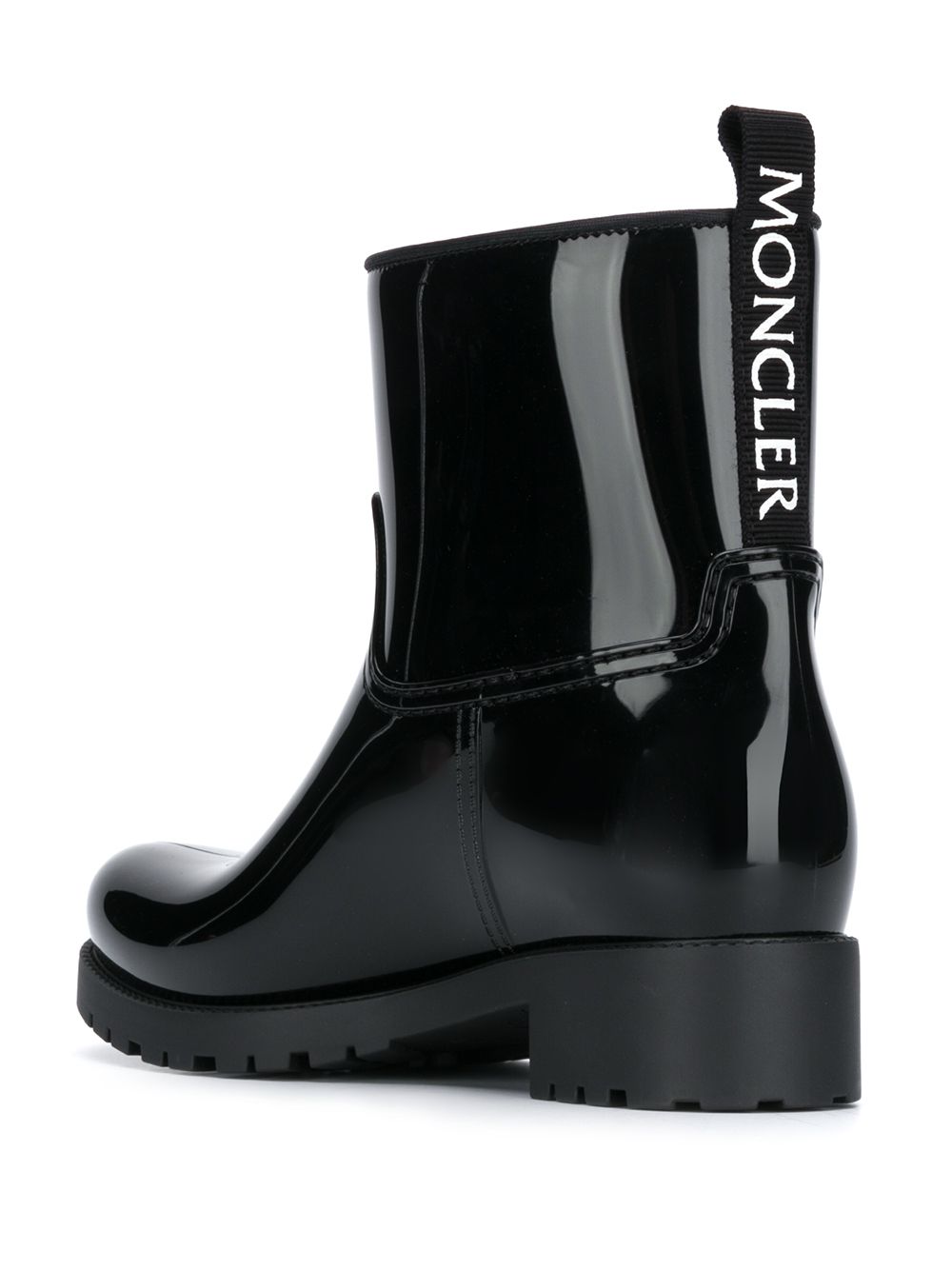 Moncler Logo Short Wellington Boots - Farfetch