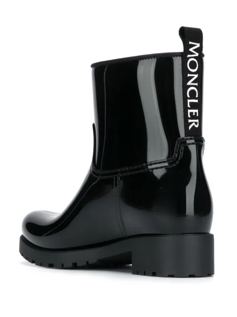 Moncler Logo Short Wellington Boots 