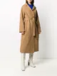 P.A.R.O.S.H. belted wool midi coat