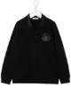 Image 1 of Moncler Enfant logo-patch long sleeved polo shirt