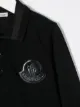 Moncler Enfant logo-patch long sleeved polo shirt