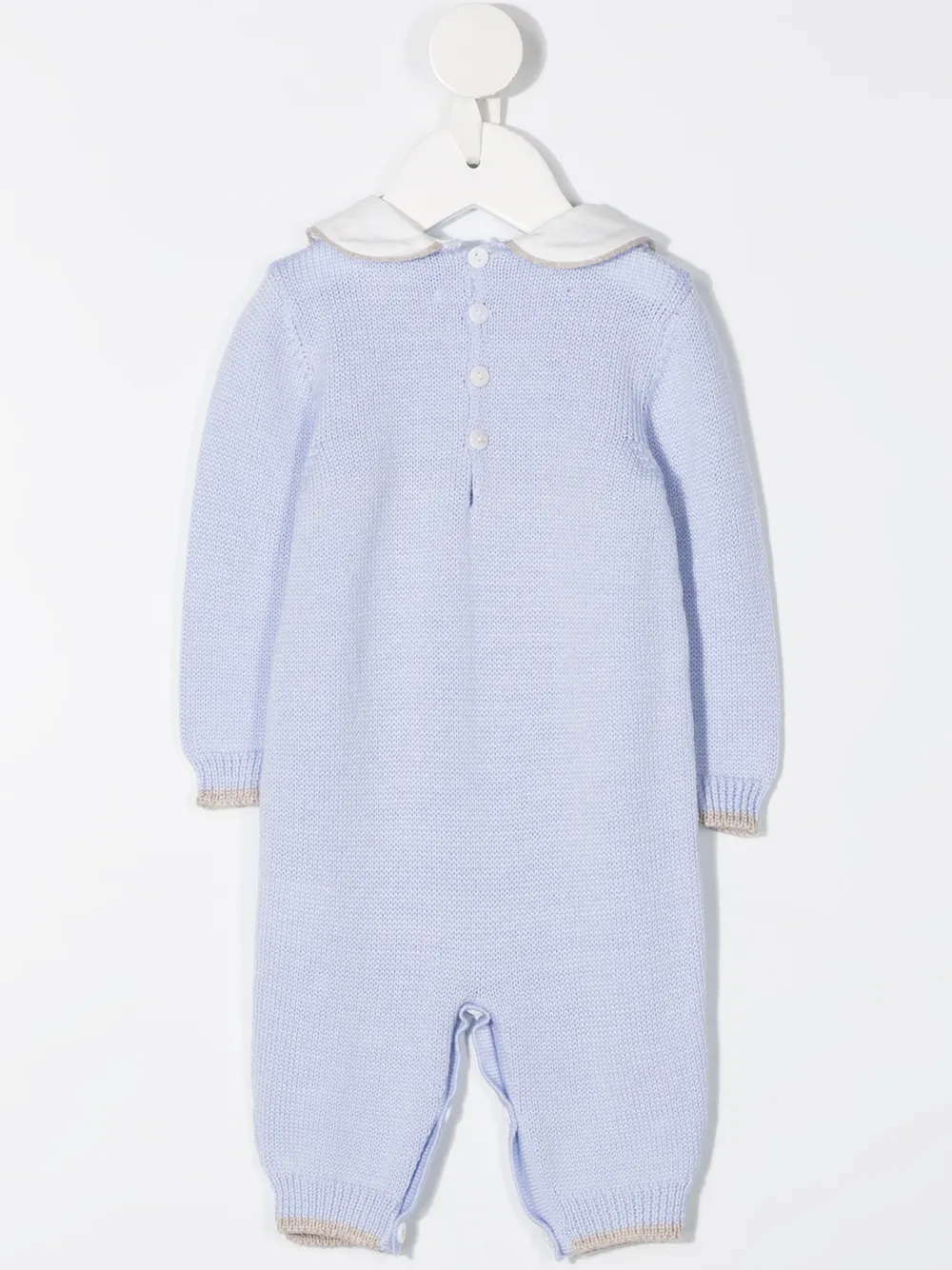 Siola Romper met Peter Pan kraag Blauw
