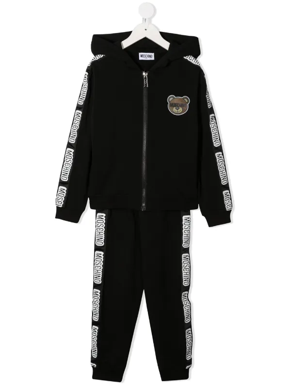 black slim fit tracksuit