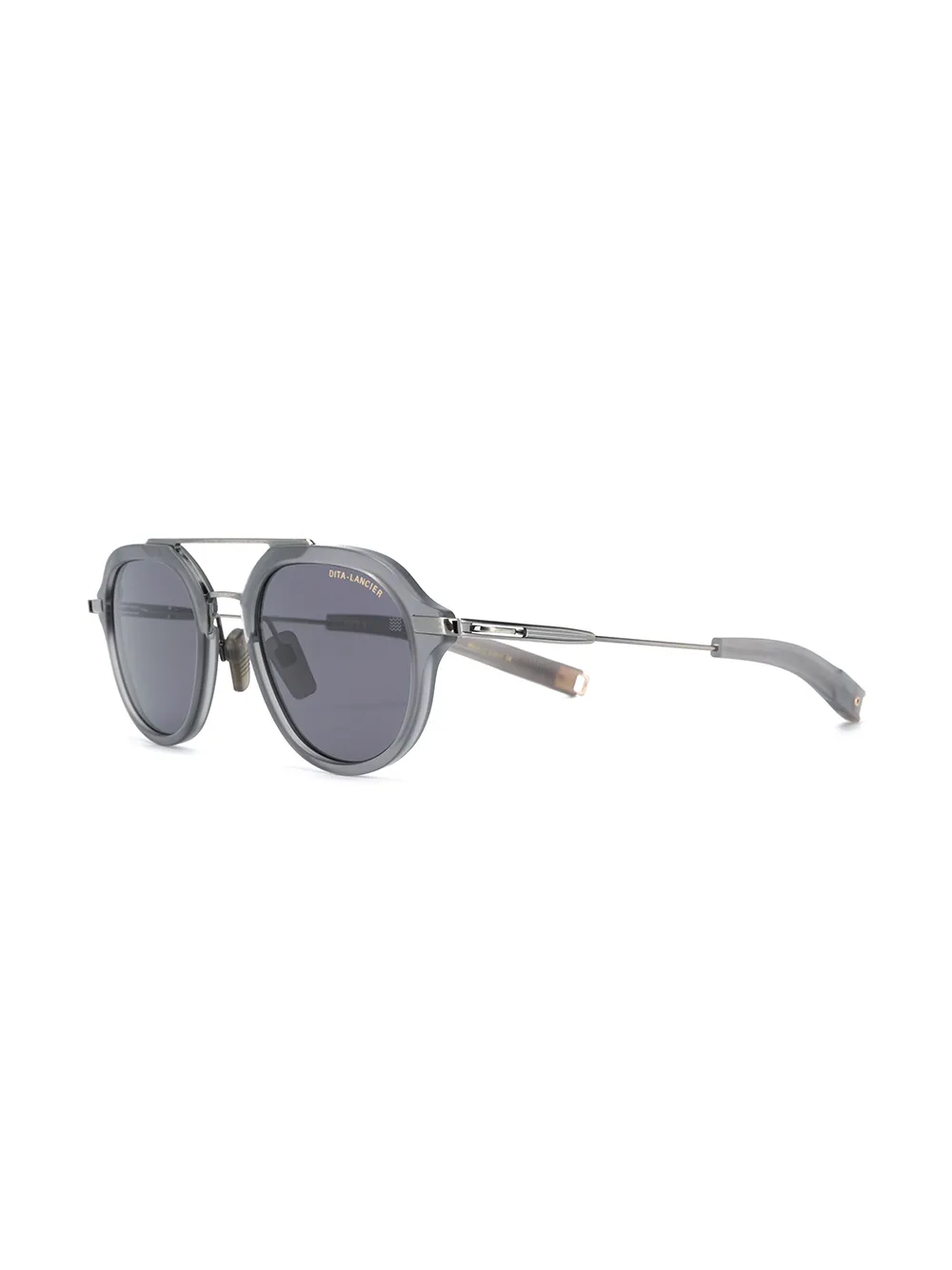 Dita Eyewear Zonnebril met rond montuur - Grijs