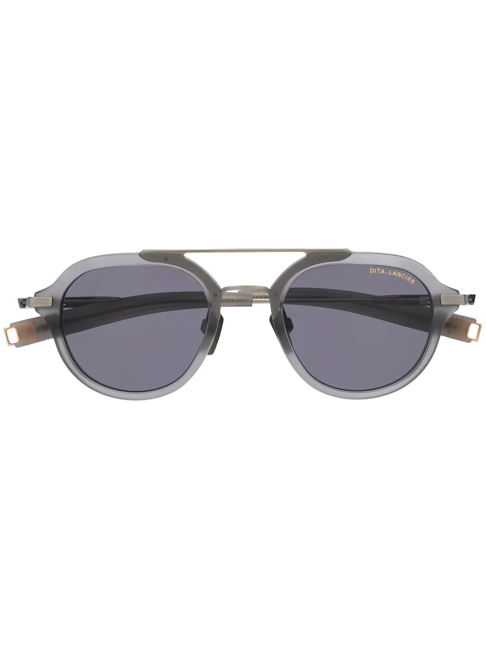 

Dita Eyewear lentes de sol con armazón redonda estilo piloto - Gris