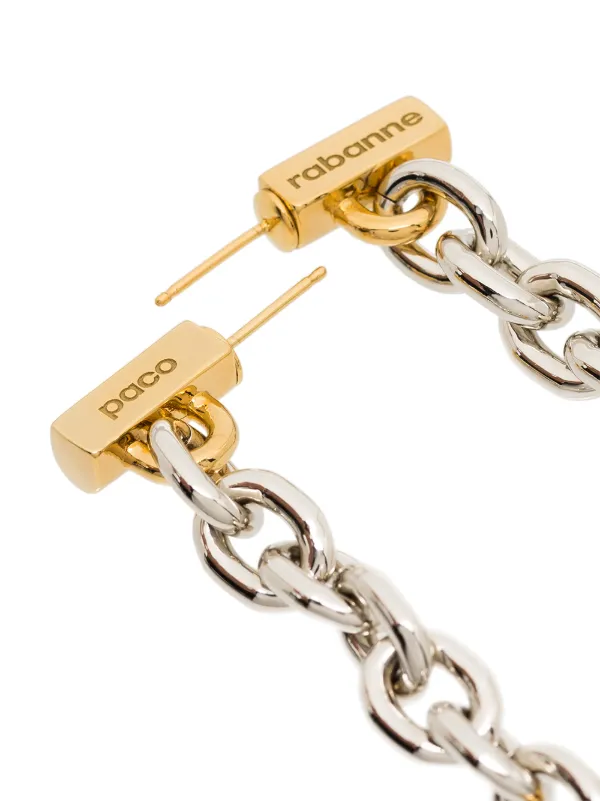 Paco rabanne chain earrings discount