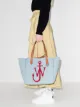 Image 2 of JW Anderson Belt embroidered tote bag