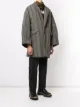 Undercover oversize check print coat