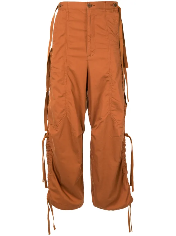 cargo trousers orange