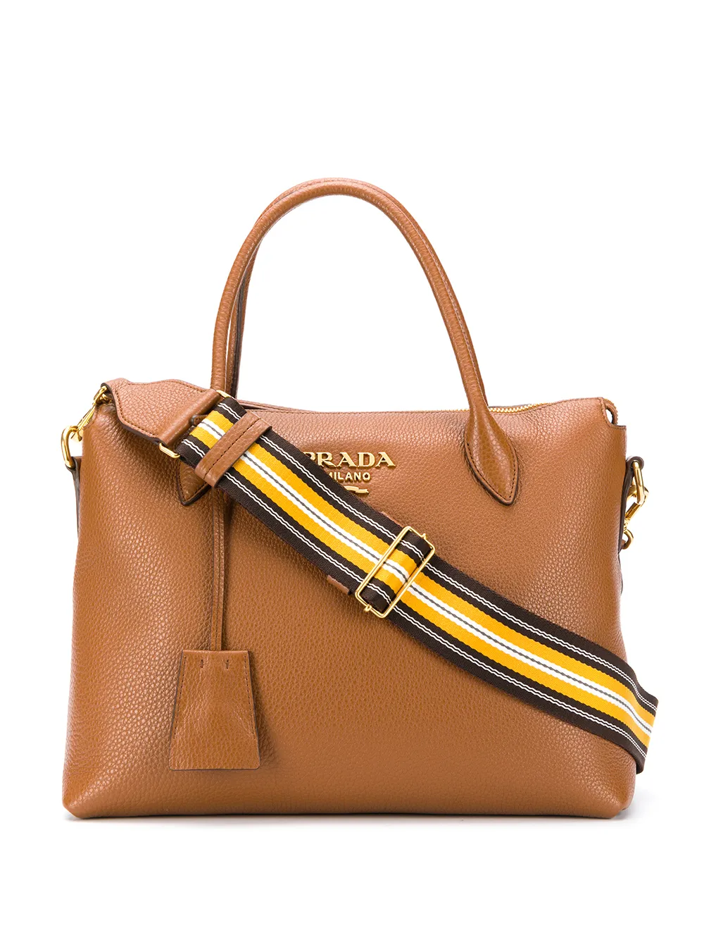 prada striped bag strap