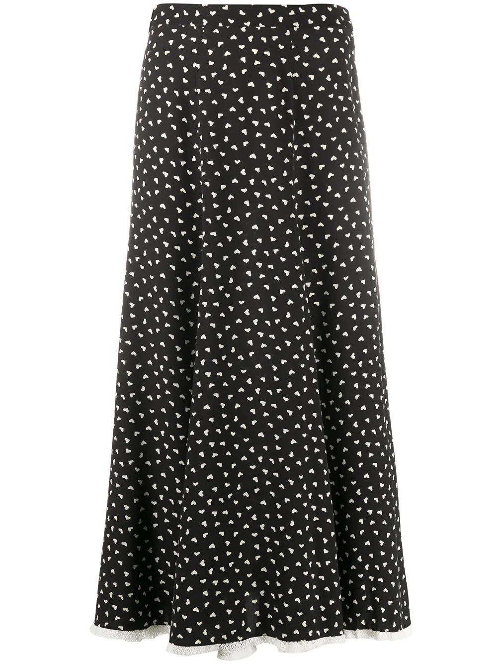 black polka dot skirt uk